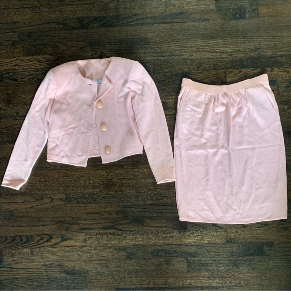 Pink Skirt and Jacket Set